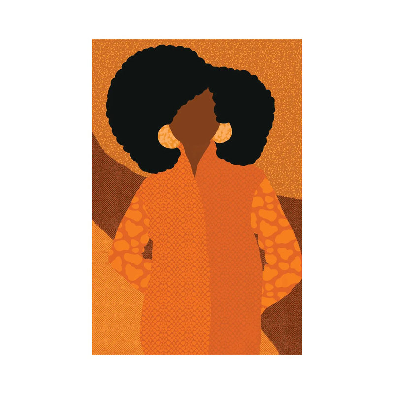 Shayla by Sagmoon Paper Co. - Wrapped Canvas Gallery-Wrapped Canvas Giclée, 20.32 cm H x 30.48 cm W