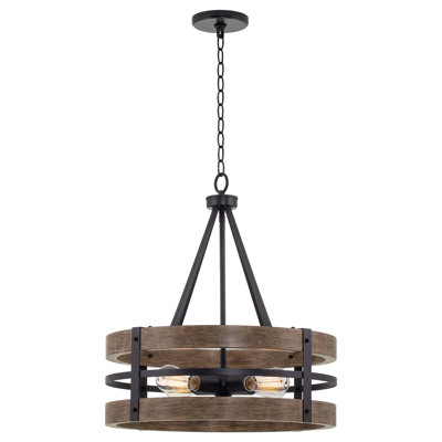 Altrincham 4 - Light Dimmable Drum Chandelier