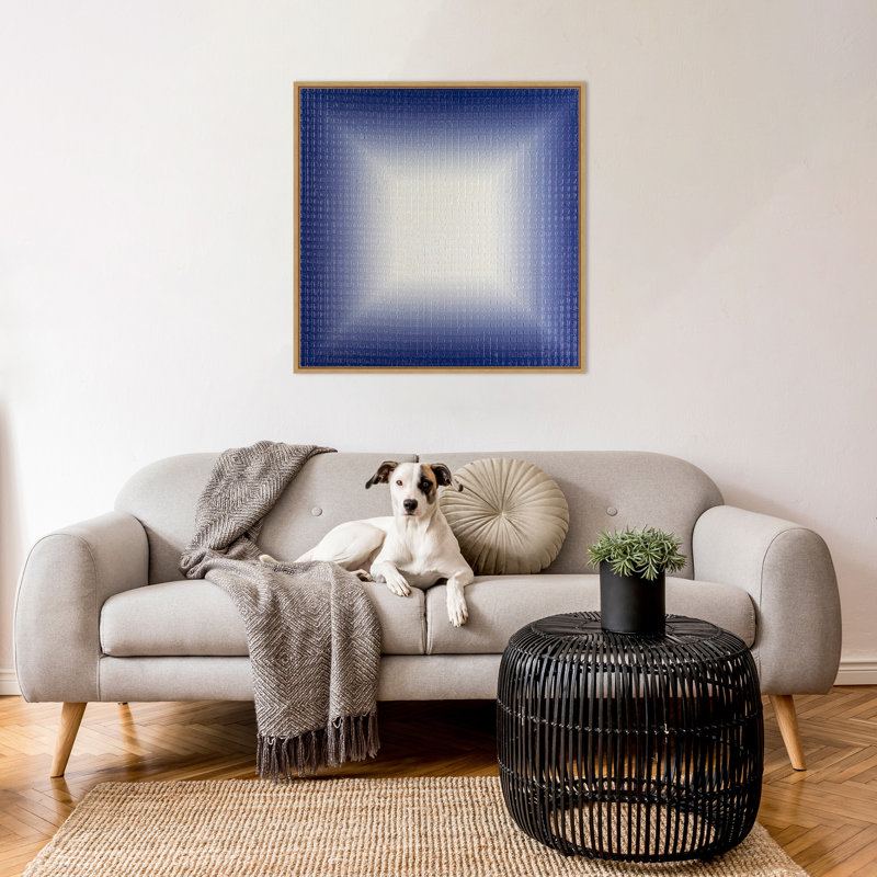 «Stimulation Squares I» par Michael Willett, reproduction d'art sur toile encadrée, H 30 po x l 30 po