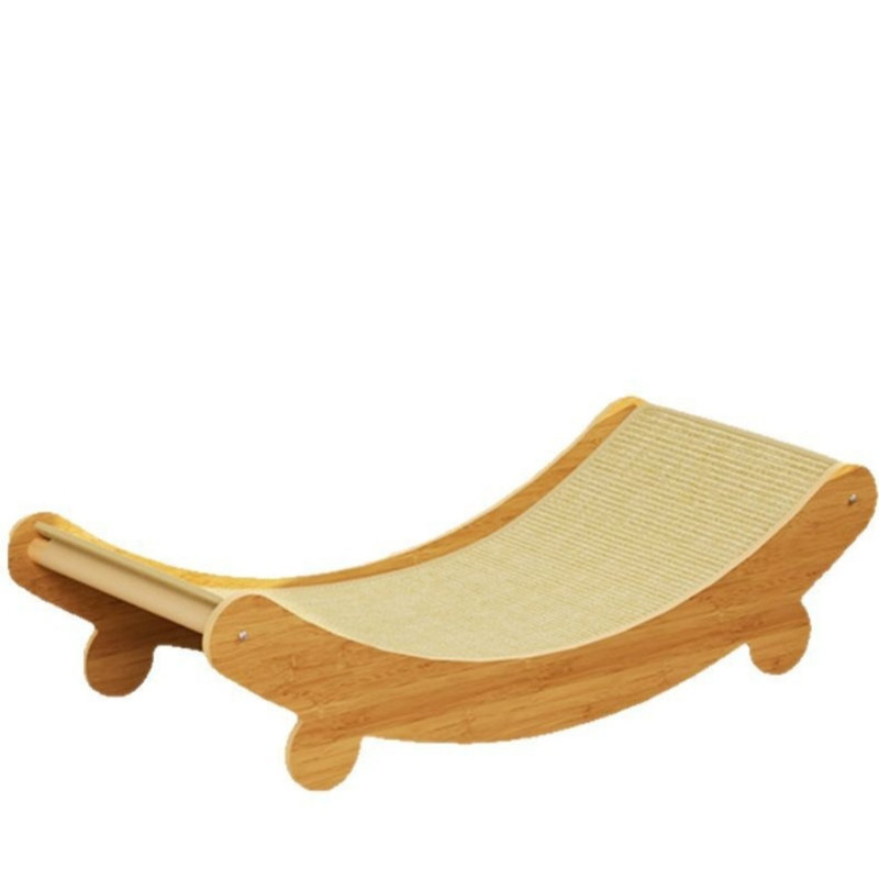Très grand lit de repos en sisal pour chat extra large, fauteuil de grattage pour chat résistant à l'usure et à l'abrasion, nid de chat intégré toutes saisons et grattoir pour grands et petits chats d'intérieur