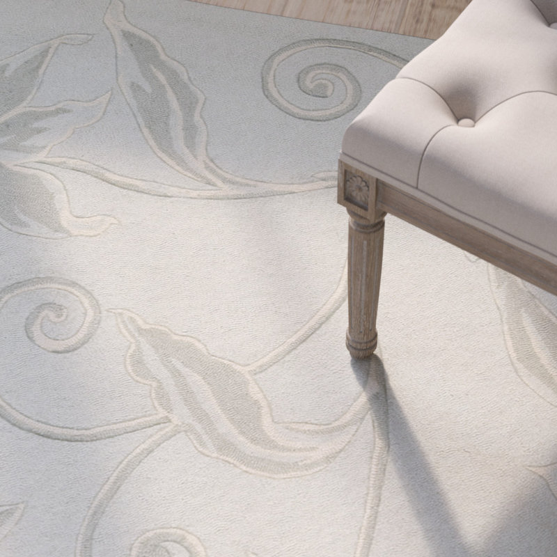 Asiha Floral Indoor Rug, Rectangle 2'6" x 4'