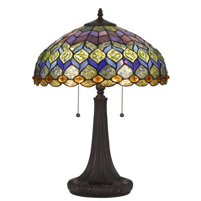 Lampe de table en bronze foncé 25 po Rowena