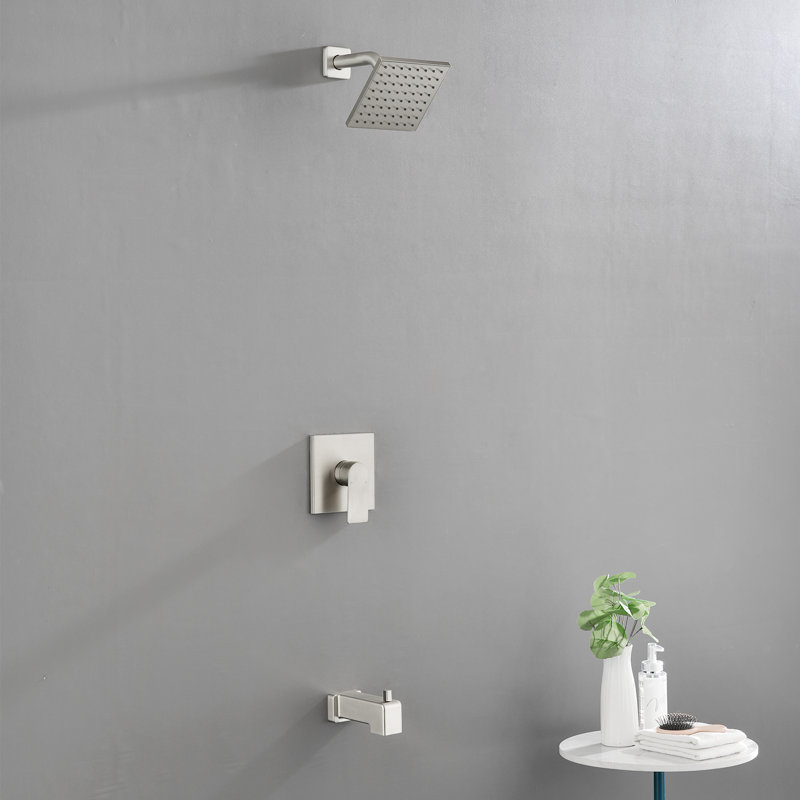 Tub & Shower Faucet, Brushed Nickel