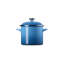 Le Creuset Enamel-On-Steel Stockpot With SS Knob, 10 Qt., White-1140025216-1140025219