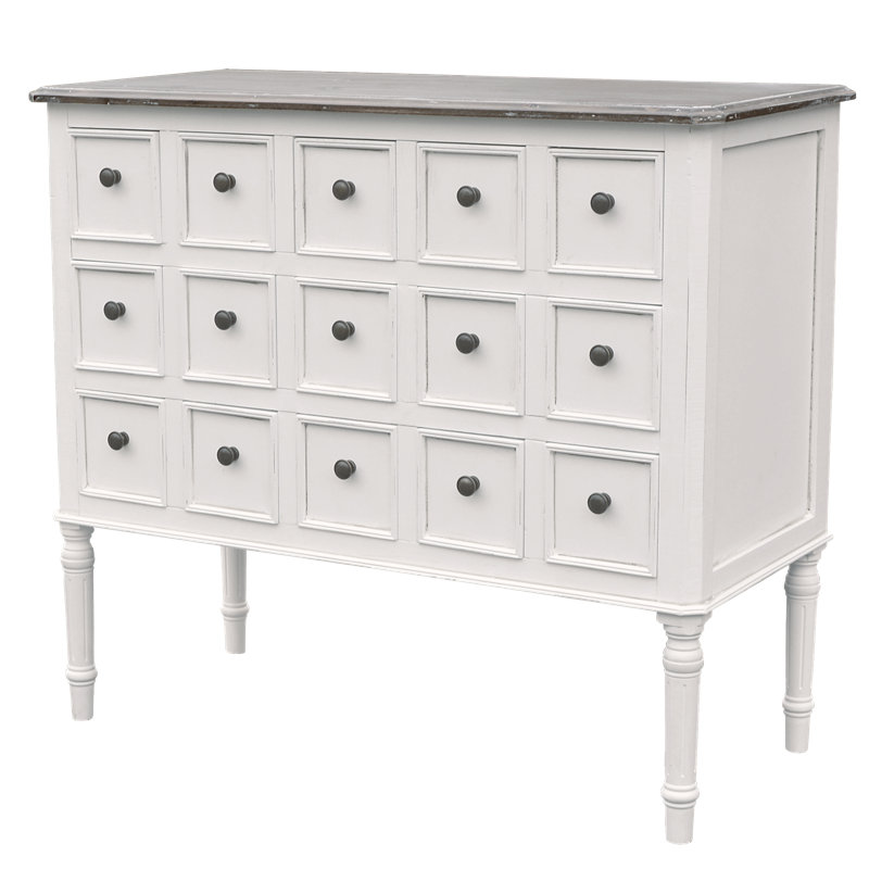 Argens 91cm W 15 - Drawer Chest of Drawers