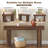 63" Console Table Farmhouse Wooden Sofa Table Entryway Table Hallway Table for Living Room-50885850-50885828