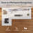 71" L-Shaped Standing Desk, 4-Leg with Memory Controller for Home Office, Gaming & Study, White-1924635703-1924635701