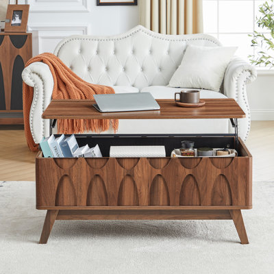 Mid-Century Lift Top Coffee Table
