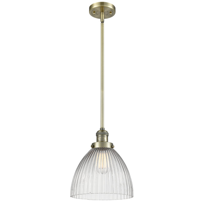 Montrose 1 - Light Single Pendant, No Bulb Included, Antique Brass