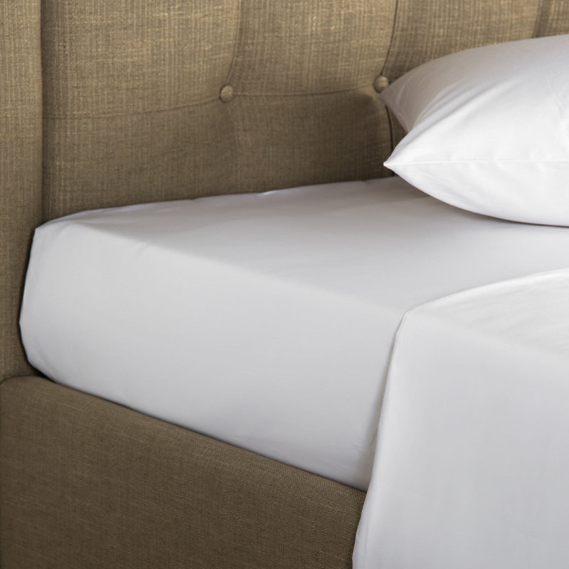 Percale Fitted Sheet, King