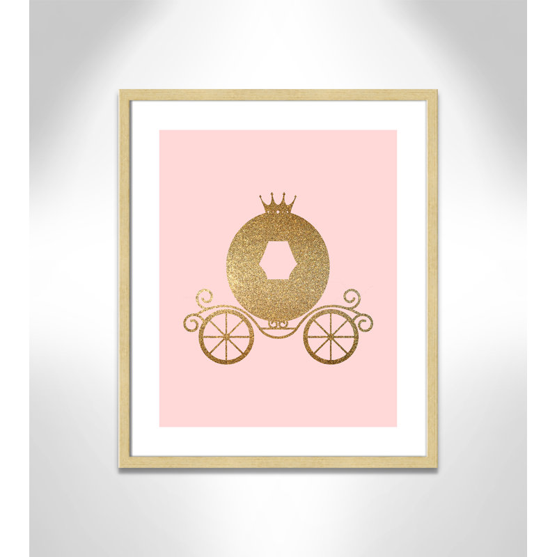 Fairy Tale Fairytale 3, impression sur papier, H 25,5 po x l 21,5 po x P 1,19 po, Cadre boîte champagne