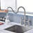 Sumerain Kitchen Sink Faucet, 2 Handle Deck Mount Bridge Pull-out Kitchen Faucet, SWF6119PQ-XX-88305261
