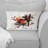 Coussin décoratif rouge et noir Abstract Dreamscape II - Abstract Shapes