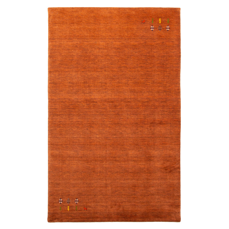 Tapis cuivre Kashkuli Gabbeh 4 pi 8 po x 7 pi 11 po