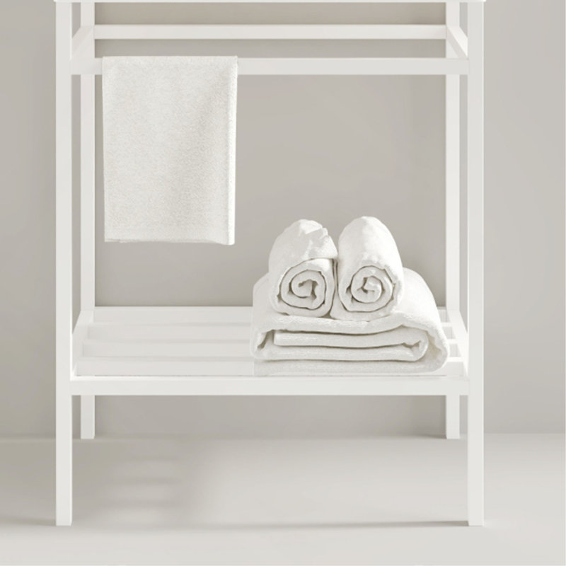 24'' Freestanding Bathroom Iron Shelves Without Basin