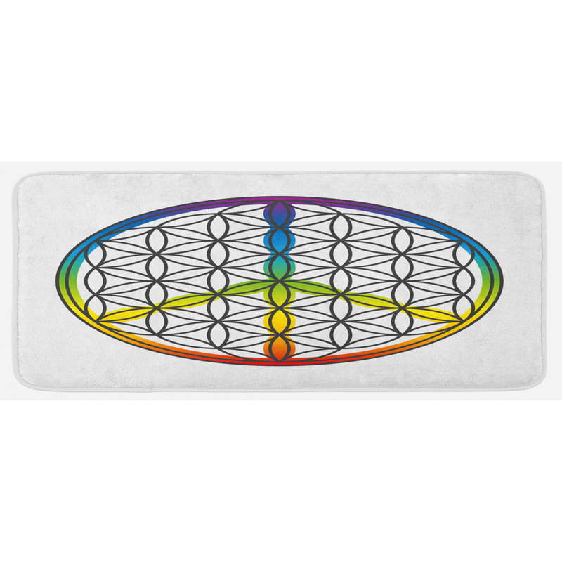 Tapis de cuisine hippie
