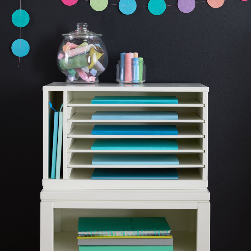 Organisateur de papier Martha Stewart Crafting Kids, Blanc