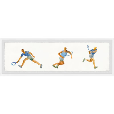 Menyauthe Perfect Backhand Framed Print