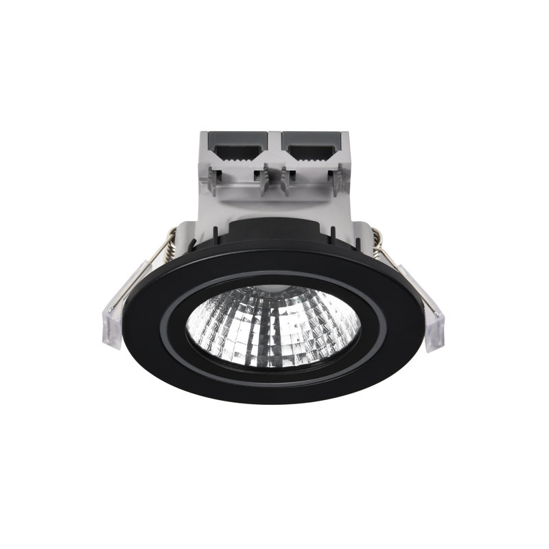 Alec Semi Flush Mount, Black