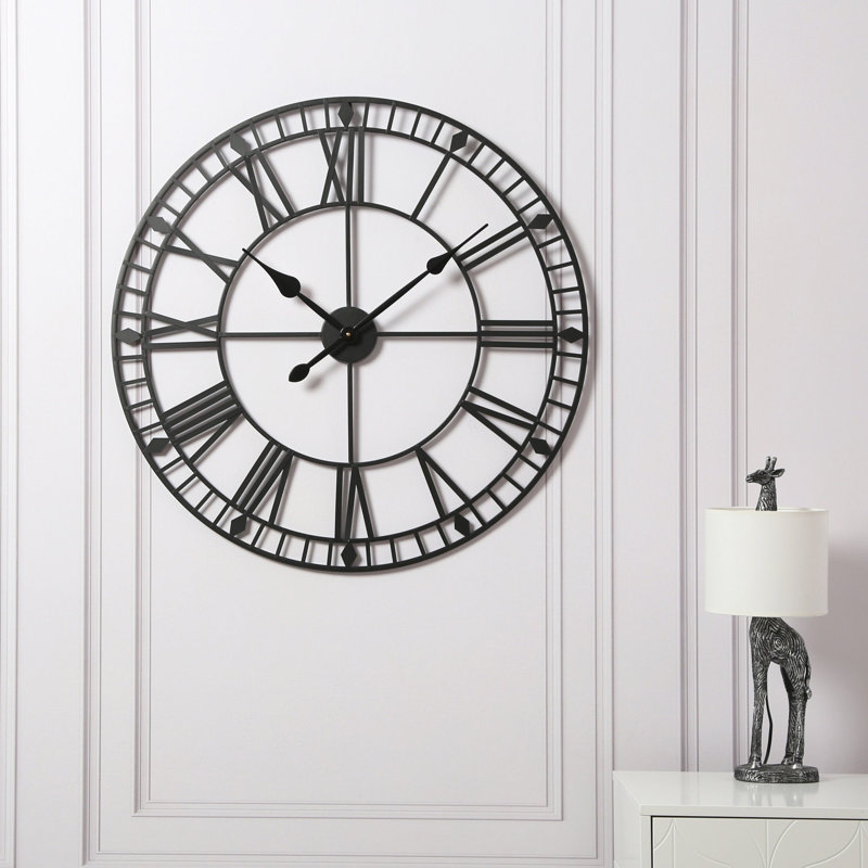 Abdulkader Iron Wall Clock, Small