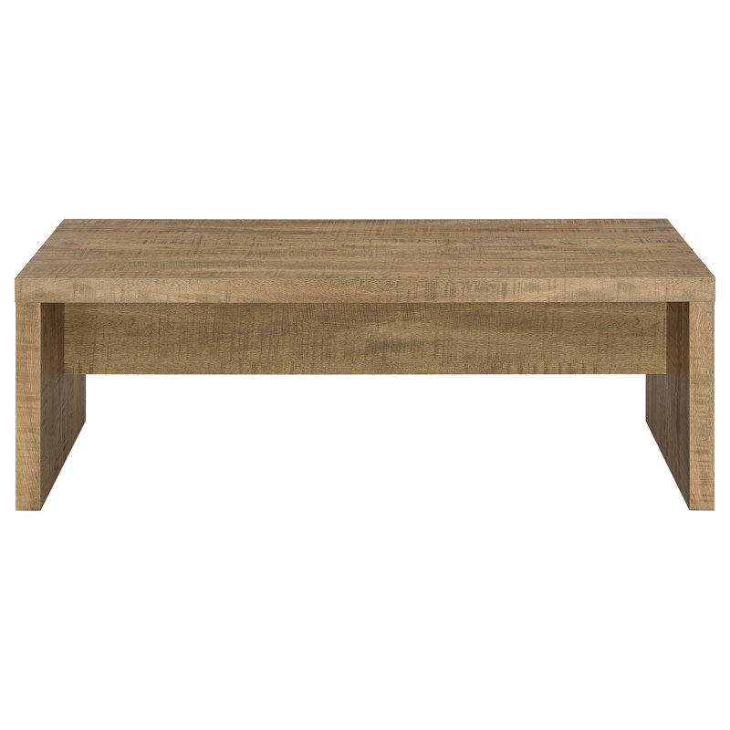 Fateha Rectangular Engineered Wood Coffee Table Mango