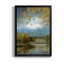 Golden Leaves - Peinture sur toile encadrée-575185772-575185767