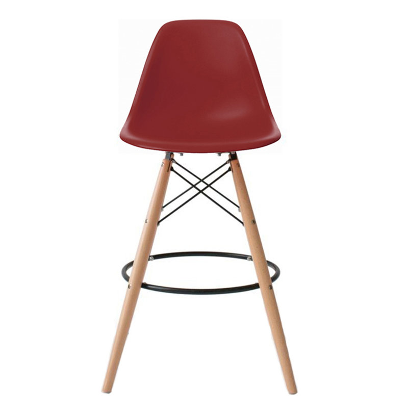 Tabouret de bar Carino Crimmins, Rouge