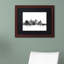« los angeles ca horizon b&w », impression sur toile encadrée-17773263-40420587-68993921