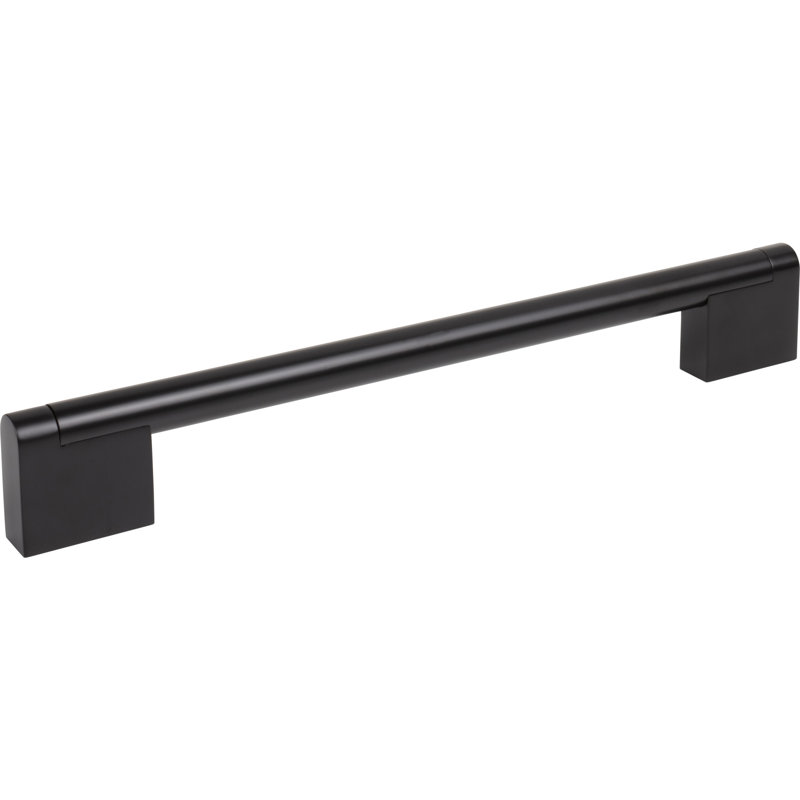 Princetonian 24" Center to Center Appliance Pull, Flat Black, 12" Center to Center