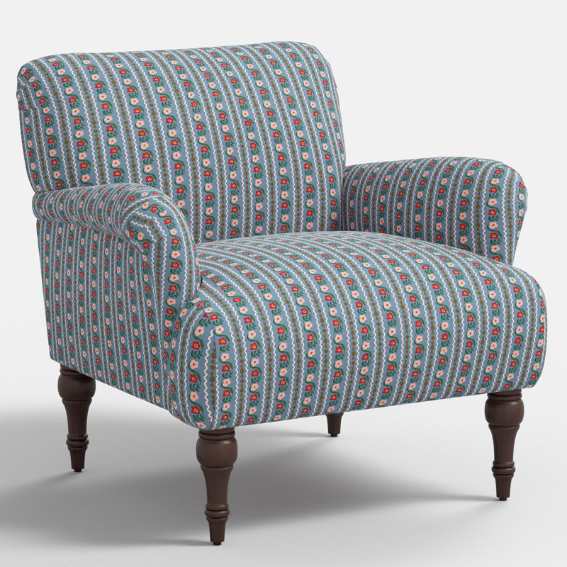 Fauteuil Bristol en ardoise Delphine, Ardoise Delphine, Espresso