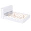 Lit de rangement avec tablettes coulissantes et lit gigogne