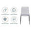 Minelli Collection Dining Chair In ABS Plastic-101928743