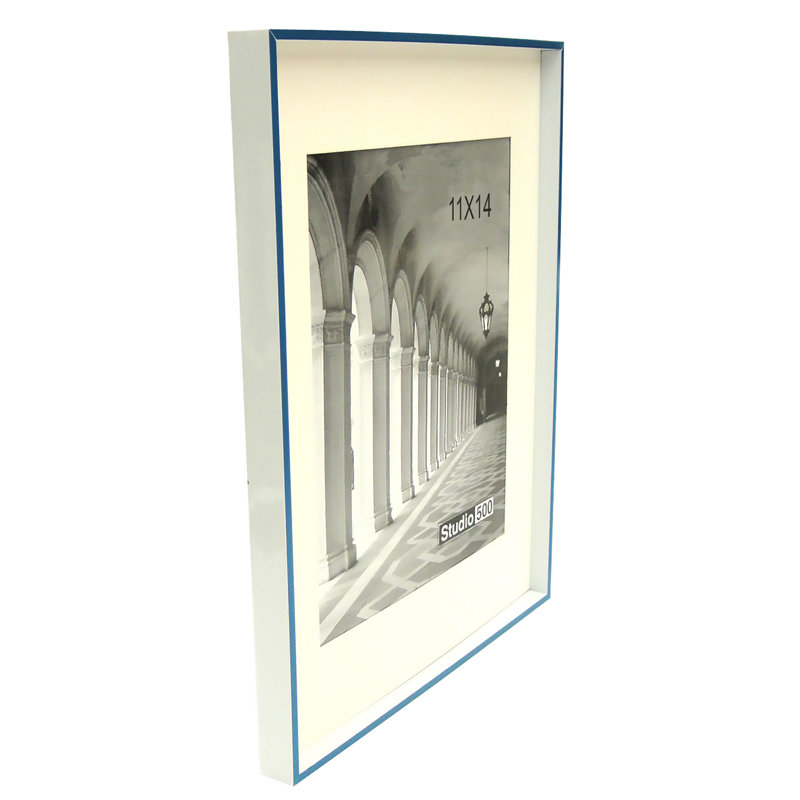 Cadre photo Modern Striped Clean Cut Collection, bleu
