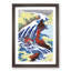 Yoshitsune Falls by Katsushika Hokusai - Picture Frame Art Print-55641904-55641902