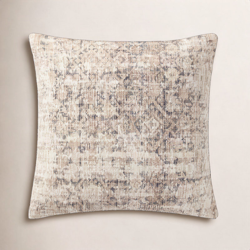 Larkspur Damask Throw Pillow, Polyester/Polyfill