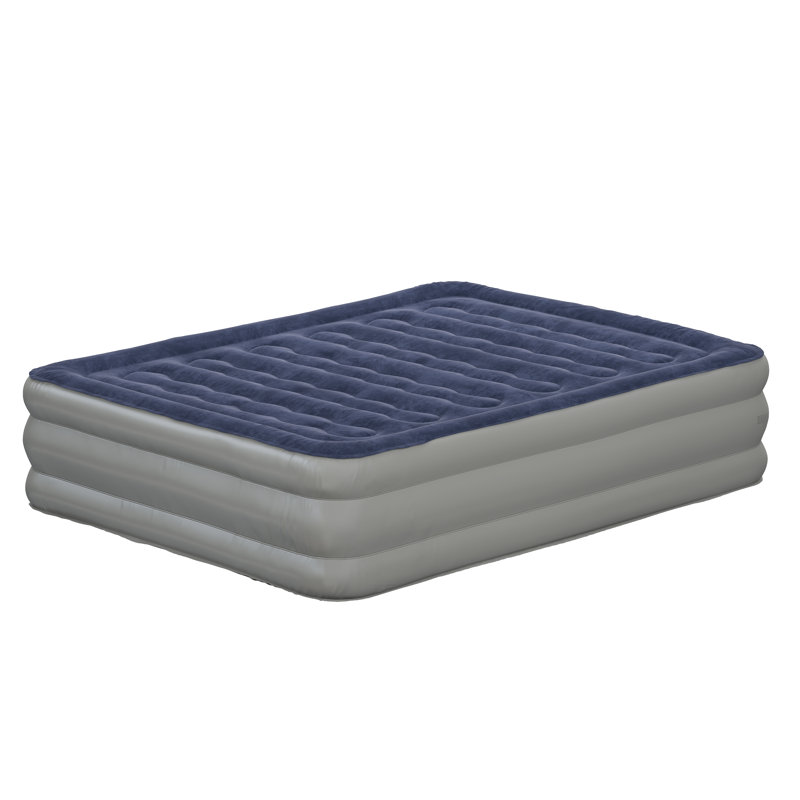 Matelas gonflable 18 po Coralie - Pompe électrique interne et étui certifiés ETL, Grand