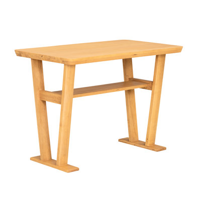- Modern Solid Rubber Wood Dining Table With Expandable Function For Urban Lofts, White And Natural Appearance, 38.35 In Depth, 29.04 Width, 23.95 Height, 56.72 Lb Weight, Geometric Legs, Discreet