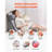 Orthopedic Bed Wedge Pillow 4 Pcs Adjustable for Back Leg Neck Sleep GERD