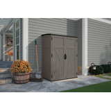 Suncast 53 in. W x 32.5 in. D Resin Vertical Tool Shed