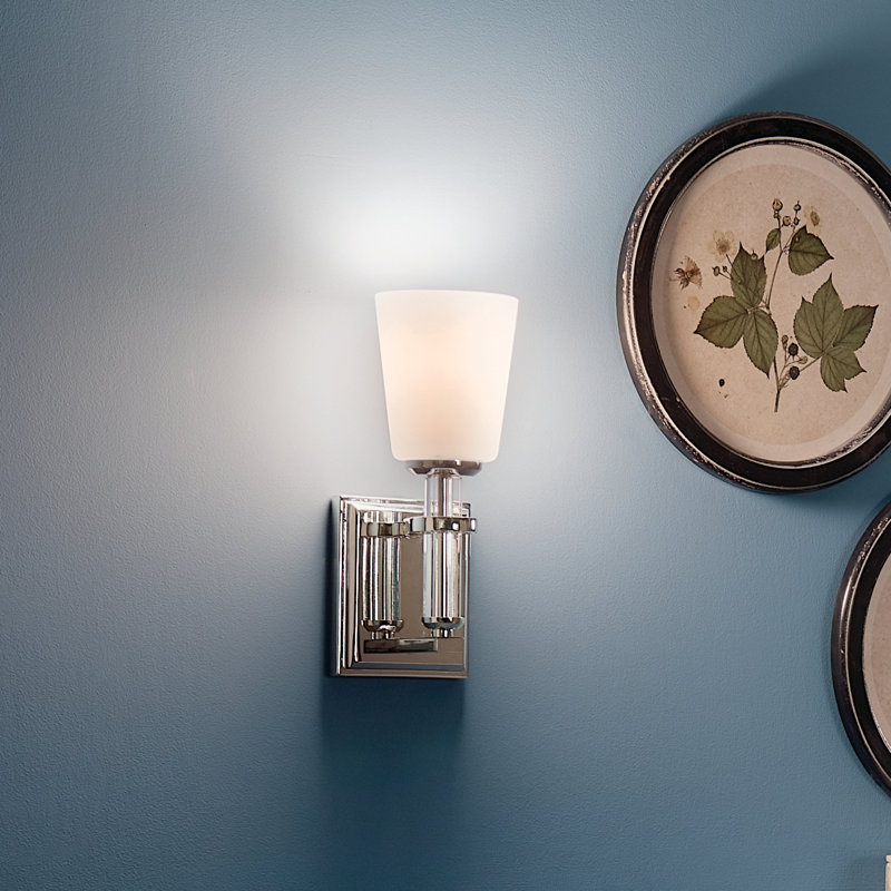 Evangelo Armed Sconce, Polished Nickel