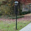 Gama Sonic Baytown II Solar Lamp Post with EZ Anchor - Black Finish