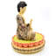 Figurine Bouddha assis sur lotus