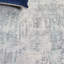 Tapis gris en laine à motif abstrait Mcelroy-308355128