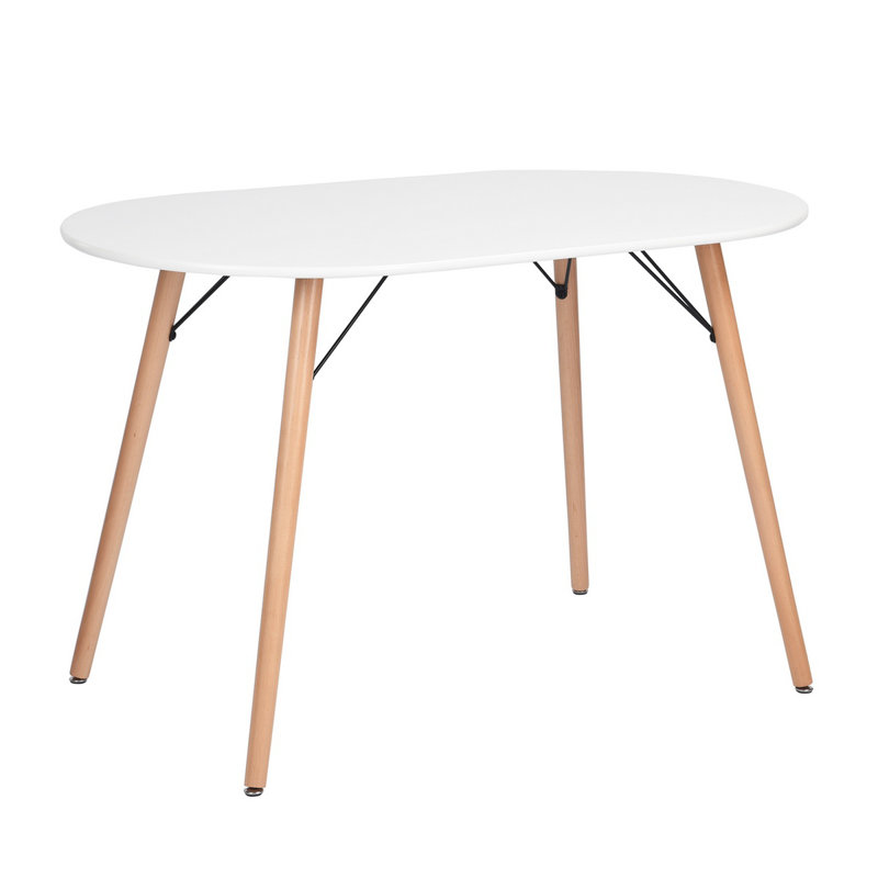 Ackerman Oval Solid Wood Base Dining Table