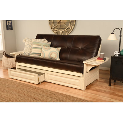 Stratford Full Futon and Mattress with Drawer Set
