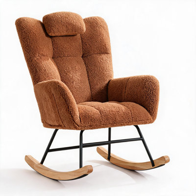 Upholstered Nursery Rocking Chair