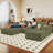 Boneless 96" Cloud Couch Modular Sectional Sofa for Living Room, U-Shape Boneless Couch with Deep Seat, Modern Corduroy 3-Seater with Ottoman, No Assembly Required-1618851665-1618851672