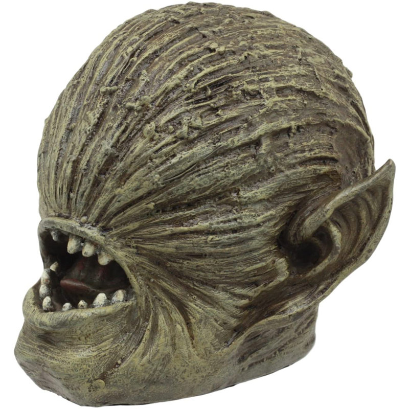 Figurine de crâne de zombie extraterrestre horrible Atlantic
