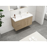 Carliss 41.5'' Single Bathroom Vanity with Acrylic Top