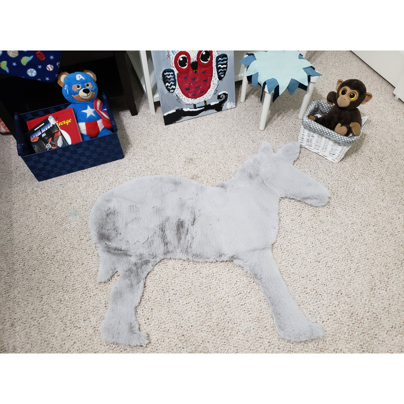 Tapis gris licorne Wendt